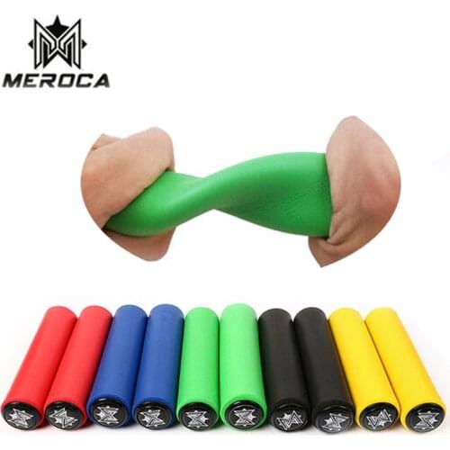 MEROCA MTB bicycle Handlebar Grips Waterproof 130mm Anti-skid Handle Bar Grip Cover shock Absorption soft Road BIke Accessories