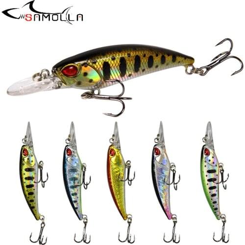 Minnow Fishing Lures 2019 Weights 5g Topwater Lure Bass Fishing Lure Isca Artificial Articulos De Pesca Fishing Bait