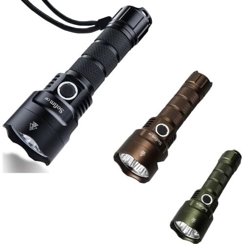 Sofirn C8F LED Powerful Flashlight 21700 Lantern Cree XPL 3500ml Lantern Torch With Power Indicator 18650 Flashlight Outdoor