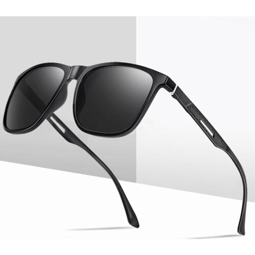 New Men Polarized Sunglasses Men Women Aluminium +TR90 Driving Square Style Rays Sun Glasses Male Goggle UV400 Gafas De Sol