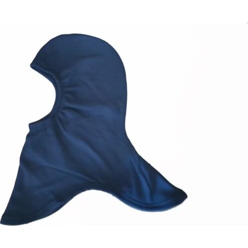 Black Fire Hood Balaclava Aramid Lenzing Knitted Fabric Fire Retardant EN13911 Certified face mask