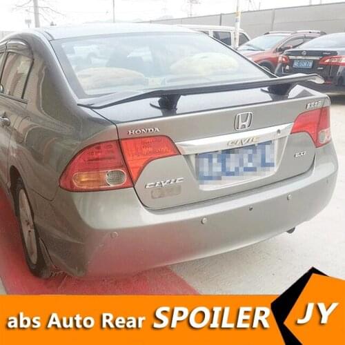 For Honda civic Sedan Universal TF Spoiler 2001-2010 civic Spoiler ABS plastic Material Car Rear Wing Color Rear Spoiler