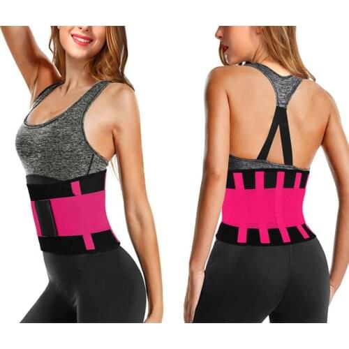 S-2XL Belt Corset Fitness Waist Support Waist Training Corset Slimming Women Waist Support Faja Lumbar Sweat Slim Belt 9 Colors