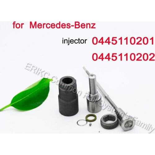 0445110201 Diesel Injector 0445110202 Auto Engine Injector Repair Kits Nozzle DLLA156P1107 Valve F00VC01051 for BZ 6130700887