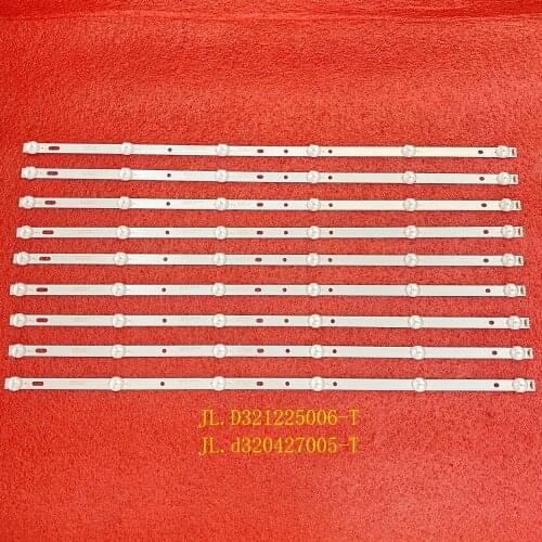 15pcs/lot LED backlight strip For 32” LED TV S412L32H 32L 301C18 HV320WHB-N80 JL.D321225006-T JL.d320427005-T DLED32SLT 3X6