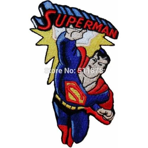 1950s Flying Figure and Name Logo TV MOVIE SERIES EMBROIDERED Sew On Iron On Patch TRANSFER Badge Gift Favor