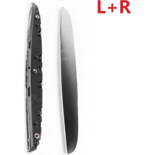 2PCS Right/Left Car Hood Chrome Trims Above Kidney Grille For BMW E90 E91 325i 330i 328i 06-08 51137117241&51137117242