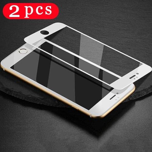 2Pcs for iphone 5 5S SE 5C 6 6s 7 8 plus Tempered glass protective film for iphone 11 pro X XS MAX XR phone screen protector