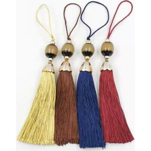 2020 New Tassels Resin beads Tasbih fringe Tassel Red and yellow Blue Brown Color DIY fashion parts for misbaha