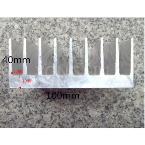 2pcs heatsink 100*40-100. /Aluminum radiator/Heatsink/Aluminum /High power heatsink computer case radiator