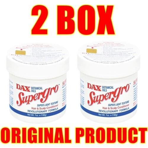 Dax Supergro Special Hair Care Oil for Slow Growing Hair 2 X 198 Gr Unisex Model