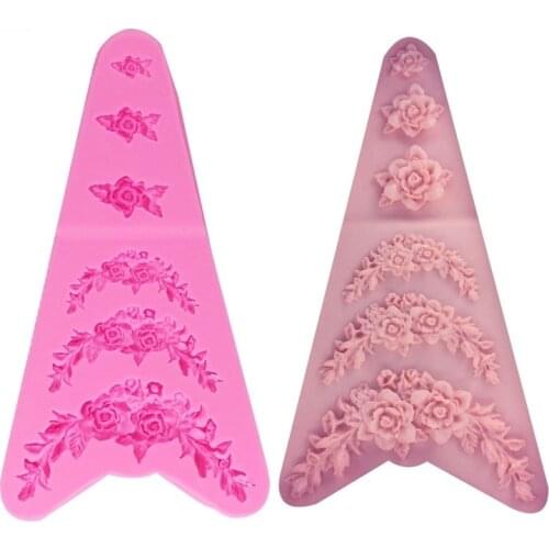 DIY Silicone Cake Mold Flower Mold Wedding Chocolate Tool Mold Fudge Fondant Mold Decoration