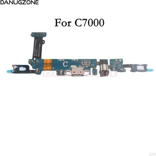 USB Charging Dock Connector Charge Plug Socket Port Audio Earphone Jack Flex Cable For Samsung Galaxy C7 C7000 / C7 Pro C7010
