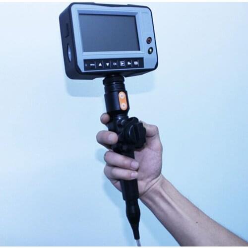 Two-direction Steering Industrial Pipeline Endoscope 4.3 Inch Screen 5.5mm HD Automobile Gearbox Maintenance Camera