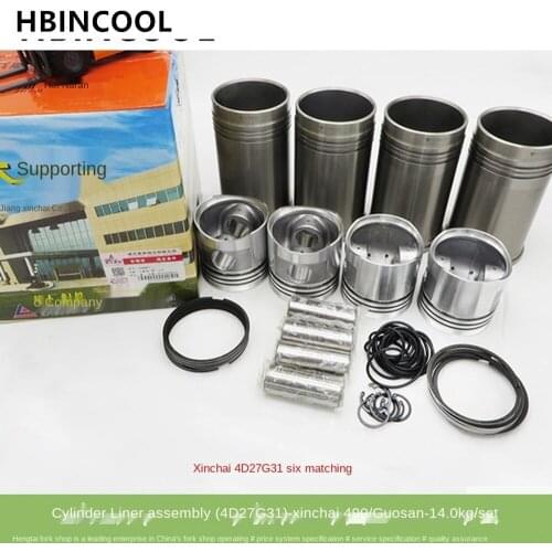 For Forklift Truck Accessories Cylinder Liner Assembly Engine Repair Kit 4D27G31 4D29G31 4D35T for Xinchai Original Factory