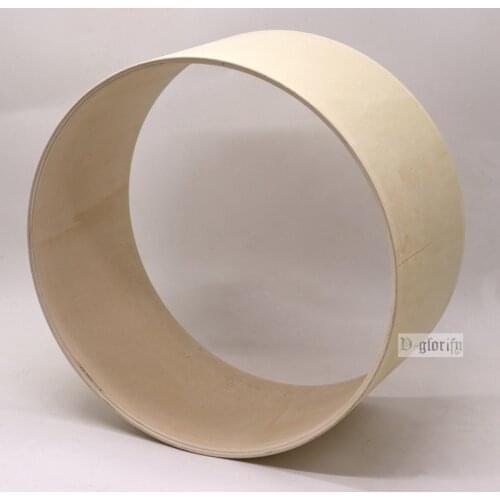 22inch *16inch poplar wood drum shell drum body 22inch diameter and 16 inch depth with 45 degree bearing edge