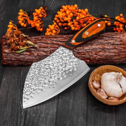Forged Slicing Chopping Kitchen Knife Chefs Stainless Steel Meat Cleaver Utility Boning Knives Cooking Tool