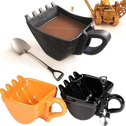 Creative Mini Coffee Mug with spoon Household Office Coffee Pudding Jelly Cup Drinkware