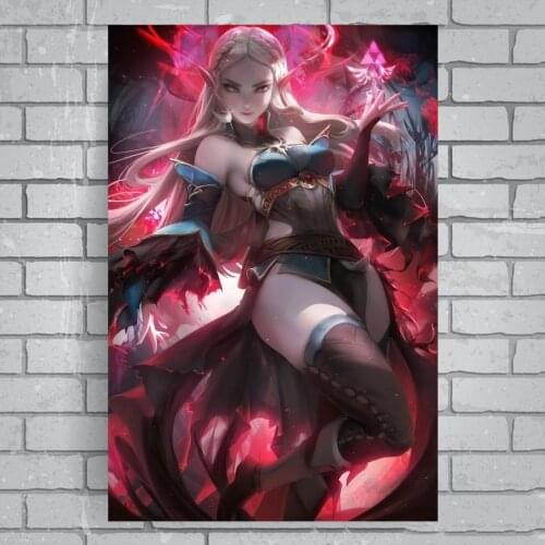 League of Legends Game Poster Canvas Oil Painting Anime Poster Bedroom Decor Wall Scroll Wall Sticker Home Decoration Painting