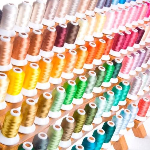 Brand new Simthread polyester machine embroidery sewing thread kit 112 popular colors competitive price