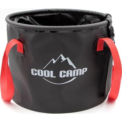 20L Portable Fishing Bag Collapsible Fishing Bucket Live Fish Box Round Camping Water Container Tackle Storage Bag