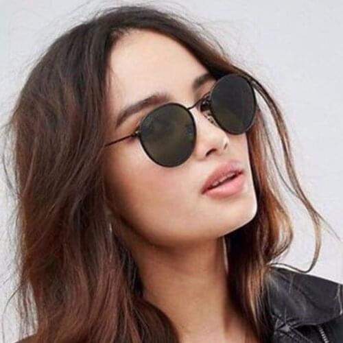 2021 Luxury vintage Mirror Brand Designer Sunglasses Women/Men Classic Round Outdoor Sun Glasses UV400 Oculos De Sol Gafas