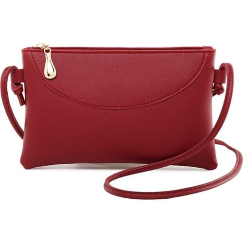 Womens Girl Shoulder Crossbody Bag Lady Purse PU Durable For Smartphone Coin Money Best Sale-WT