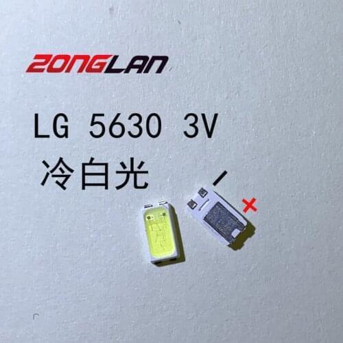 For LG LED LCD Backlight TV Application Middle Power LED LED Backlight 1W 3V 5630 Cool white LED LCD TV Backlight 500PCS
