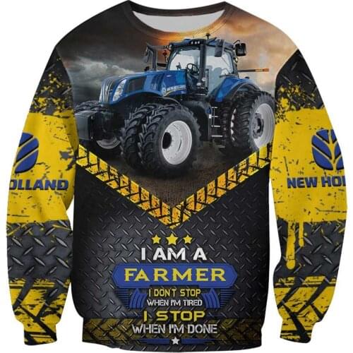 I Am A Farmer 3D Printed Sweatshirt Unisex Harajuku Casual Hoodie Autumn Winter Fashion Zipper Jacket DWY004