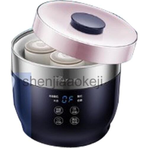 SNJ-C10T1 Household Fully Automatic Yogurt Maker 4 Ceramic Yogurt Cup Rice Wine Cheese Greece Yogurt Machine 220v 20w 1pc