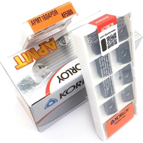 100PCS 100% Original APMT1604 PDR KF5800 High Quality Carbide Inserts Milling Turning Tool APMT1604 Insert CNC Lathe Cutter Tool