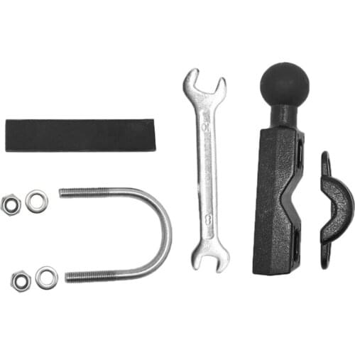 11mm to 27mm U-Bolt Base Motorcycle Motorbike Handlebars Mount 1' Ball