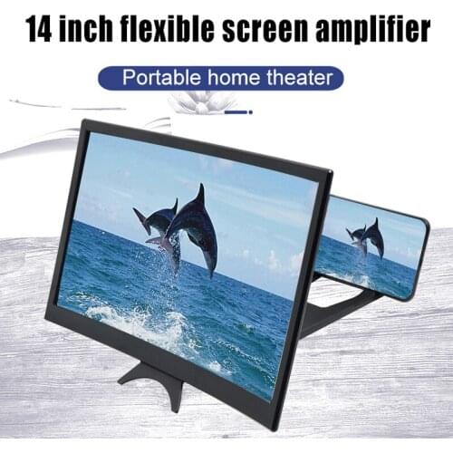 12/14in HD Phone Screen Magnifier Curved Screen Magnifier Video Magnification GDeals