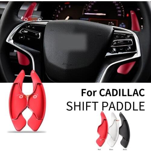 2pcs/lot Fit for ATS ATS-L CT6 40T CT6 28T Car Styling Car Steering Wheel Shift Paddle Extension Shifter Accessory