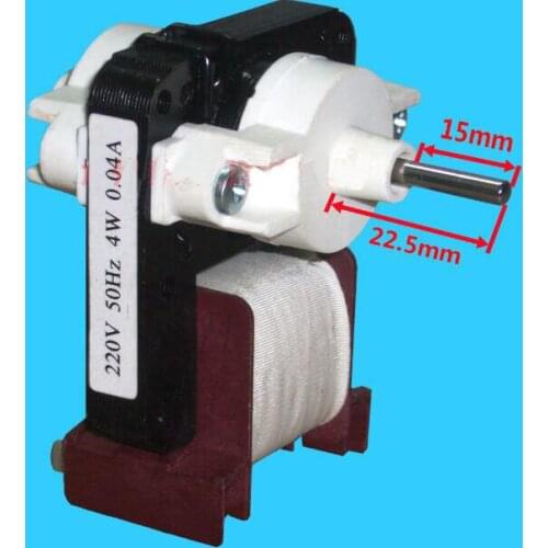220V 4W Refrigerator Parts Fridge Shaded pole motor