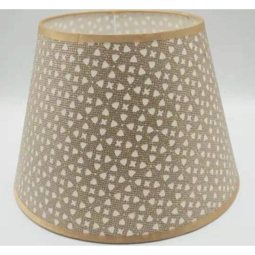 30cm E27 Art Deco Lamp shades for table lamps golden Fabric lampshade round lamp shade modern lamp cover for home decoration