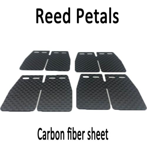 4PCS REED CARBON For Yamaha Banshee YFZ 350 yfz350 V Force Carbon Fibre Replacment