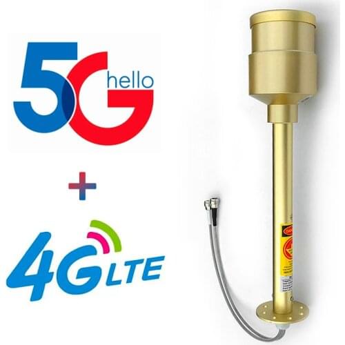 5G 4G 3G Premium antenna feed dual band 1700-2700mhz 3300-3800mhz 2x30dbi feedhorn long range mimo for parabolic dish grid