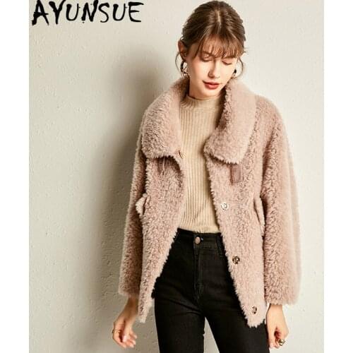 Женские замшевые куртки AYUNSUE China At AliExpress