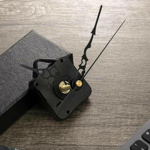 Silent Wall Quartz Clock Movement Set Diy Precision Tool Hands Gold Watch Mute Accessories Black Mechanism Repair Replaceme T9S5