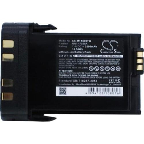 Cameron Sino 2500mAh battery for MOTOROLA APX6000 P25 XE P25 APX7000 APX8000 NTN7034 PMMN4403 Two-Way Radio Battery