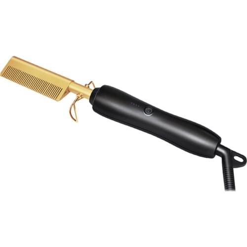 Electric Hair Curler Comb Multifunctional Wet and Dry Hair Use Hair Curling Iron Straightener New SANA889