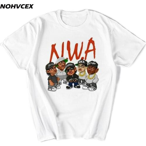 Nwa (N W A ) Straight Outta Compton T Shirt Men Hip Hop Rap Gift Casual Tee