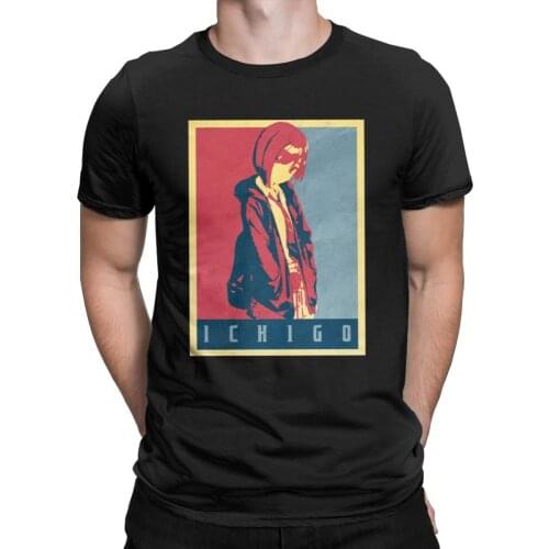 Ichigo Political Anime Darling In The Franxx T Shirt for Men Short Sleeve Tees Cotton T-Shirt Plus Size O-Neck Casual Tops