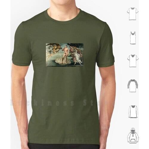 The Birth Of Tyrone Power ( The Birth Of Venus , Boticelli ) T Shirt Print 100% Cotton New Cool Tee Tyrone Power