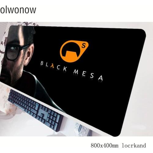 Half life mouse pad gamer 80x40cm gaming mousepad 3d notbook desk mat pc padmouse games gamer mats gamepad