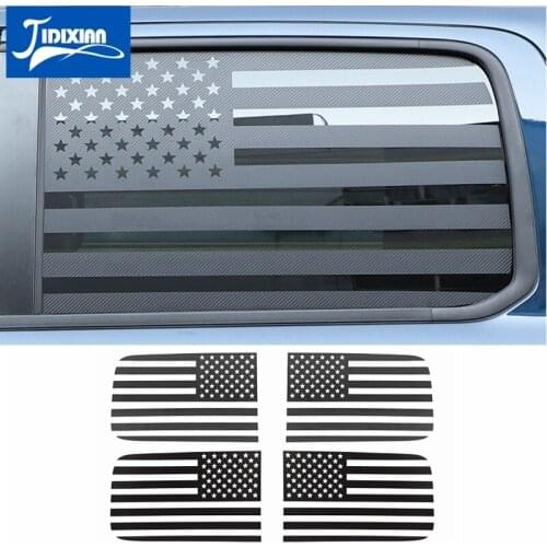 JIDIXIAN Car Rear Window Decoration Decal Stickers for Dodge RAM 2010-2020 Exterior Accessories