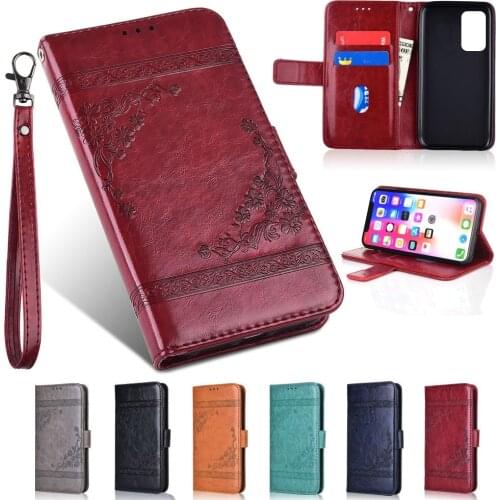 Leather Case for Samsung Galaxy S10 S10e S20 Ultra S9 S8 Plus S7 M10 M20 M30 M40 M01 M02 M11 M21 M31 S M51 M12 M62 Wallet Cover