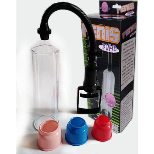 Manyjoy Penis Pump Men Penis Enlargement Vacuum Pump Male Penis Extender Enhancer Masturbator Penis Trainer Adult Sex Toys
