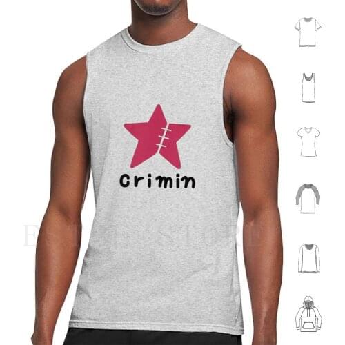 Crimin Tank Tops Vest Mugiwara Red Star Stars Scans Mangasjapan Crimin Simple Basic Cool Trend White Brand Mark Inshaallah